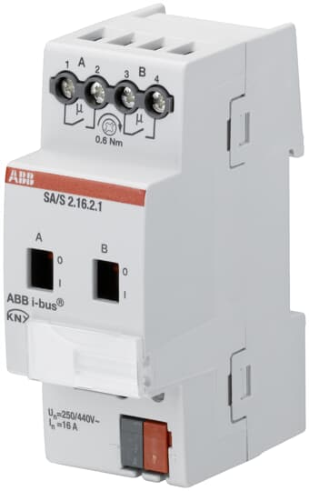 SA/S2.16.2.1 Switch Actuator, 2-fold,