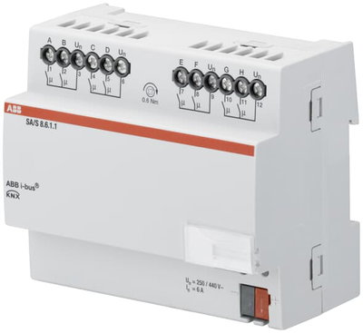SA/S8.6.1.1 Switch Actuator, 8-fold, 6 A, MDRC