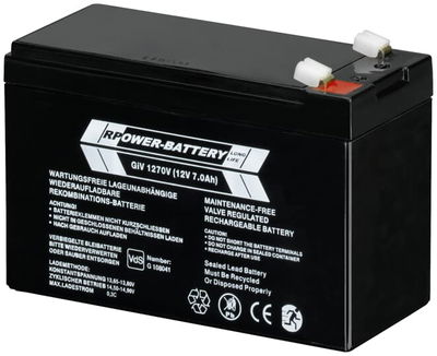 SAK7 Sealed Lead Acid Battery, 12 V DC, 7.2 Ah