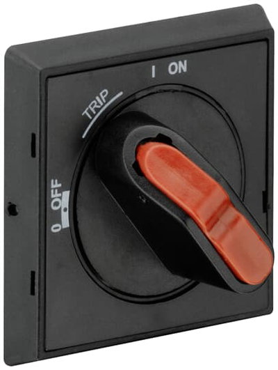 MSHD-LTB Handle, IP64, black, 3 times lockable, defeatable, 0-TRIP-I