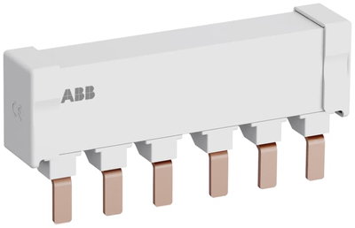 PS2-2-0-125 3-phase busbar for 2 MS165, Ie=125A