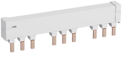 PS2-3-2-125 3-phase busbar for 3 MS165 with 2 HK/SK, Ie=125A