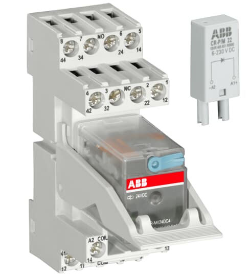 CR-M230AC4SS92CV Interface relay, cpl. with socket, function module and holder