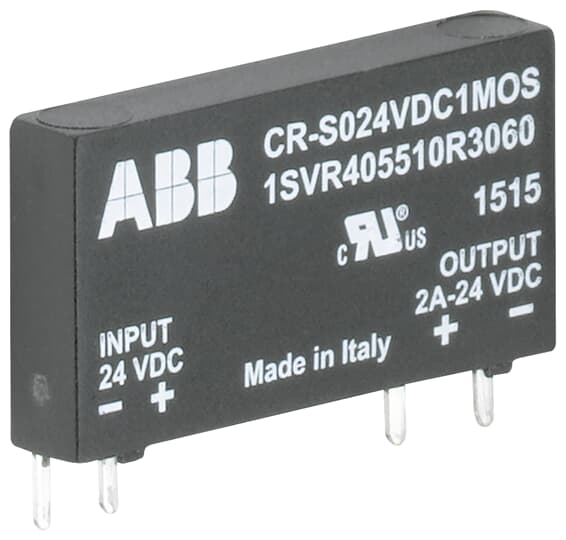 CR-S024VDC1MOS Pluggable optocoupler Input= 24 V DC, Output= 2 A/24 V DC