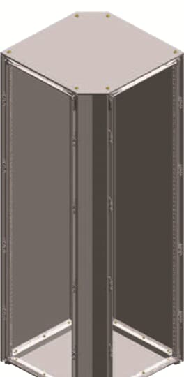 E10R8 E10R8      Corner cab. w. Rearwall