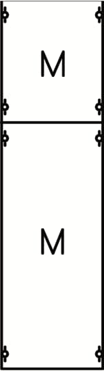 Mounting plate module, 900 mm x 250 mm x 120 mm , 0 rows , 2 GU , Field width: 1