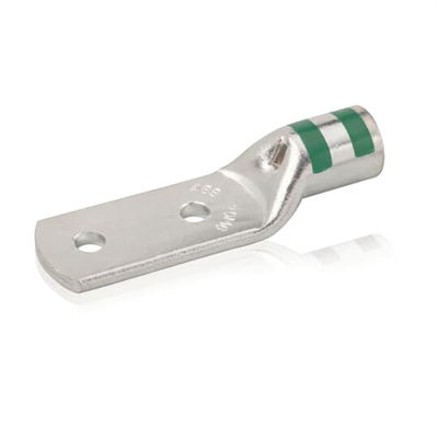 LUG STR 95MM2 M10 CL A 2HL CU GRN