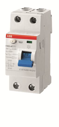 Residual Current Circuit Breaker F200 - 2P - 300 mA - 63 A - Type A