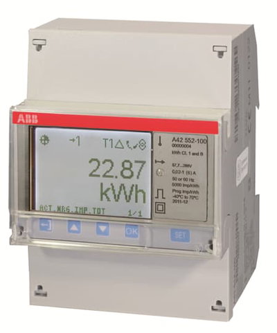 Energy meter 'Platinum', Modbus RS485, Single-phase, 6 A