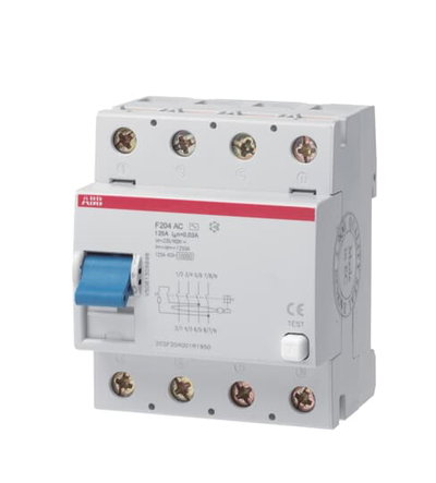 Residual Current Circuit Breaker F200 - 4P - 100 mA - 125 A - Type AC