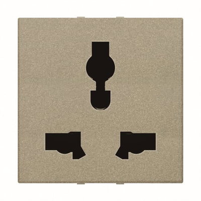 Socket outlet Universal Champagne - Zenit BS