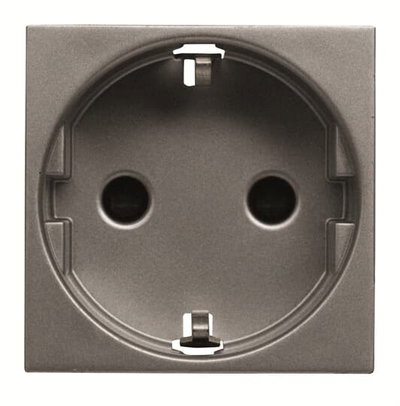 Socket outlet Schuko type Anthracite - Zenit BS