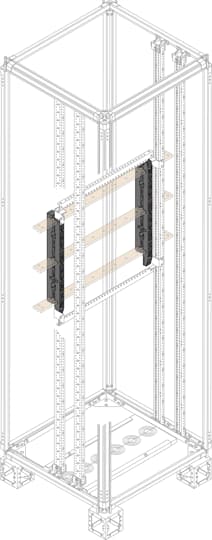 ZX555      Busbar Holder f.CU 80x10mm