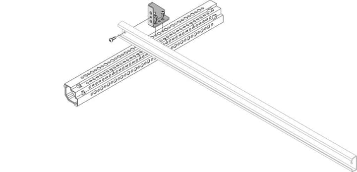 2 BRACKETS FOR CABLE FIXING