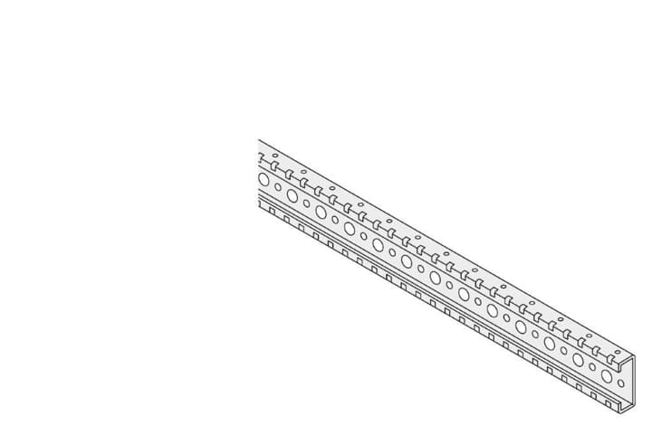 2 GALVANIZED SHEET CROSSPIECES L=488MM