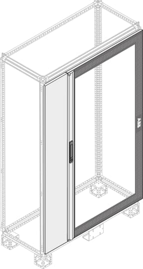IP40 GL.DOOR X DOUB.D. H=1800MM W=1000MM