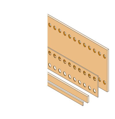 FLAT COPPER BUSBAR 32x5 L=1750MM