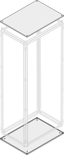 IP40 BLIND TOP/BOTTOM W=500MM D=900MM