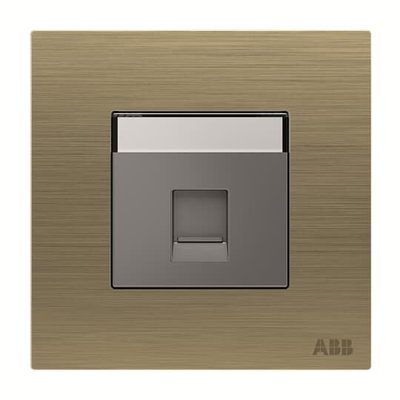 Phone outlet 1 gang Antique Gold - Millenium