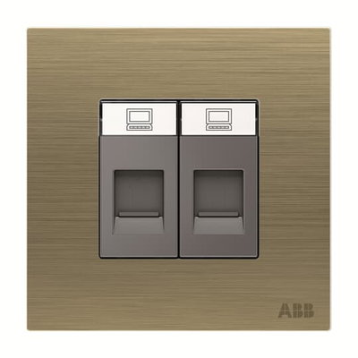 Data outlet 2 gang Antique Gold - Millenium