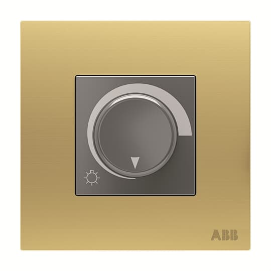 Dimmer 1-gang Matt Gold - Millenium
