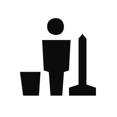 Symbol for rocker Black - Millenium