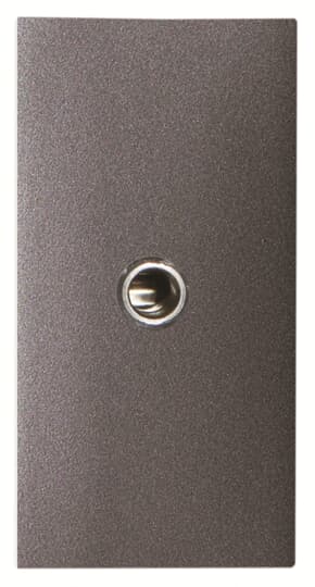 VDI outlet Modular Jack 1 gang Anthracite Polished - Millenium