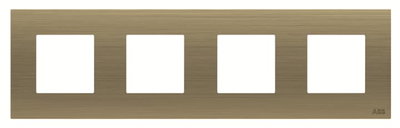 Frame 4-gang Antique Gold - Millenium