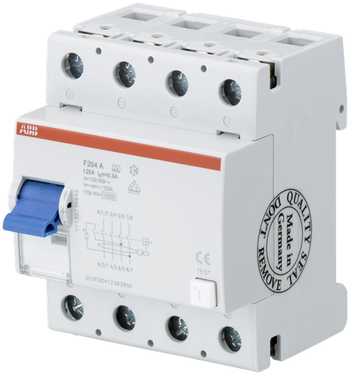 Residual Current Circuit Breaker - 4P - Type A - 300 mA - 125 A
