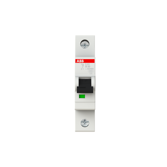 Miniature Circuit Breaker - S200 - 1P - 50 A - B - (AC) 6 kA – Image 2 of 3