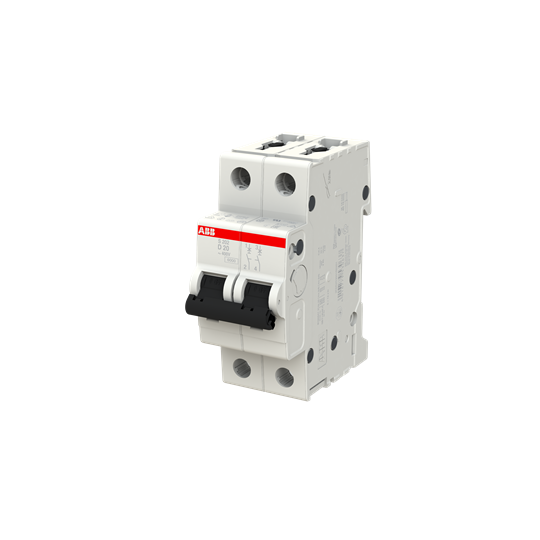 Miniature Circuit Breaker - S200 - 2P - 20 A - D - (AC) 6 kA – Image 3 of 3