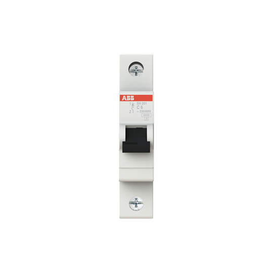 Miniature Circuit Breaker - SH200 - 1P - 6 A - C - (AC) 6 kA
