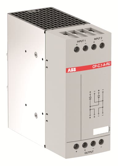 CP-C.1-A-RU-L Redundancy unit for power supplies In: 2x20A, Out: 1x40A