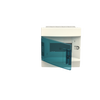 Consumer unit  MISTRAL41F, Flush mounting, 6 modules, 1 row(s), IP41,  Door: Single, Plastic, Transparent, Dimensions: 202 mm x 192 mm x 104 mm