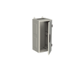 Wall-mounting cabinet, Field width: 1, Rows: 4, 650 mm x 300 mm x 275 mm, Isolated (Class II), IP55