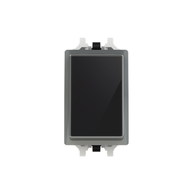 Push-button Black Glass - Millenium