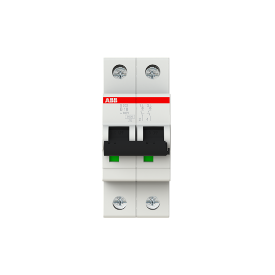 Miniature Circuit Breaker - S200 - 2P - 10 A - B - (AC) 6 kA – Image 2 of 3