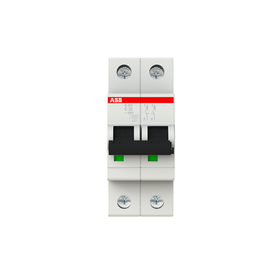 Miniature Circuit Breaker - S200 - 2P - 32 A - C - (AC) 6 kA