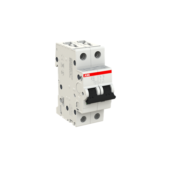 Miniature Circuit Breaker - S200 - 2P - 63 A - B - (AC) 6 kA