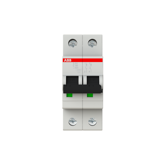 Miniature Circuit Breaker - S200 - 2P - 50 A - C - (AC) 6 kA – Image 2 of 3