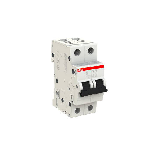 Miniature Circuit Breaker - S200 - 2P - 50 A - C - (AC) 6 kA
