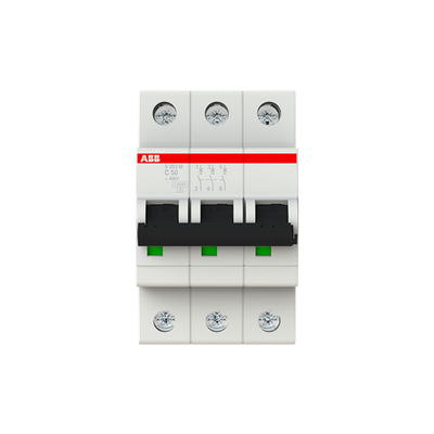 Miniature Circuit Breaker - S200M - 3P - 50 A - C