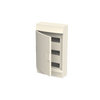 Consumer unit  MISTRAL41W, Surface mounting, 36 modules, 3 row(s), IP41,  Door: Single, Plastic, Opaque, Dimensions: 512 mm x 297 mm x 119 mm
