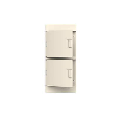 Consumer unit  MISTRAL41W, Surface mounting, 48 modules, 4 row(s), IP41,  Door: Single, Plastic, Opaque, Dimensions: 659 mm x 292 mm x 119 mm