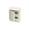 Consumer unit  MISTRAL41W, Surface mounting, 24 modules, 2 row(s), IP41,  Door: Single, Plastic, Opaque, Dimensions: 387 mm x 297 mm x 119 mm