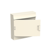 Consumer unit  MISTRAL41W, Surface mounting, 36 modules, 2 row(s), IP41,  Door: Single, Plastic, Opaque, Dimensions: 387 mm x 387 mm x 119 mm