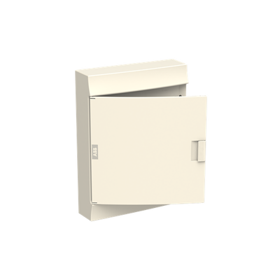 Consumer unit  MISTRAL41W, Surface mounting, 54 modules, 3 row(s), IP41,  Door: Single, Plastic, Opaque, Dimensions: 512 mm x 387 mm x 119 mm