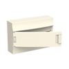 Consumer unit  MISTRAL41W, Surface mounting, 18 modules, 1 row(s), IP41,  Door: Single, Plastic, Opaque, Dimensions: 262 mm x 387 mm x 119 mm