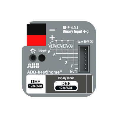 BI-F-4.0.1 Binary Input, 4-fold, FM