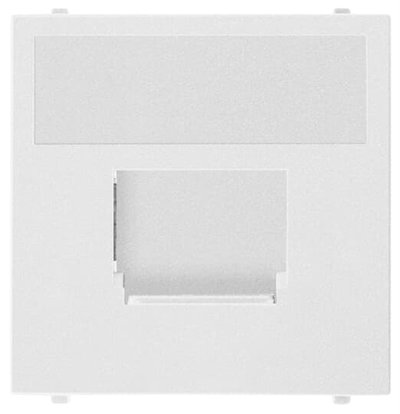 Cover plate Data connection White - Millenium